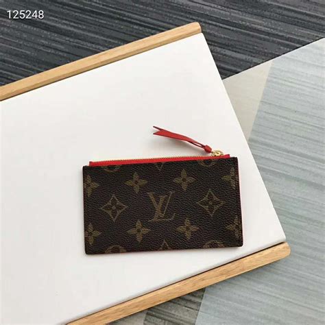 louis vuitton zipped card holder.